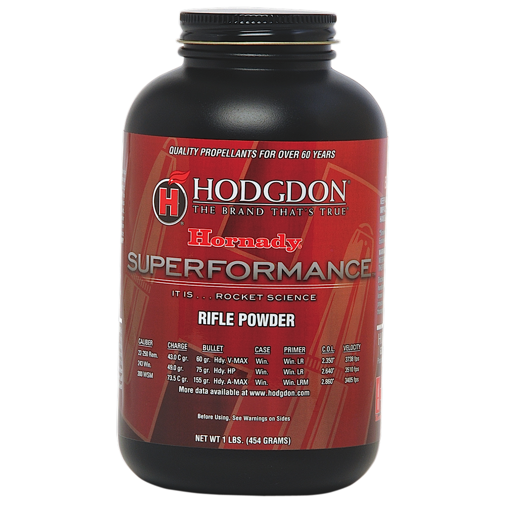 Hodgdon HSP1 Superformance Rifle Powder 1LB Hodgdon HSP1 Superformance Rifle Powder 1LB