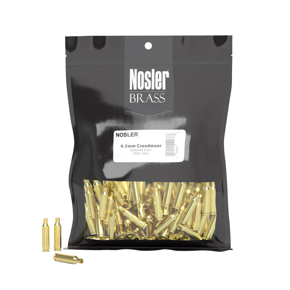 Nosler Premium Brass Unprimed Cases 6.5 Creedmoor Rifle Brass Nosler Premium Brass Unprimed Cases 6.5 Creedmoor Rifle Brass