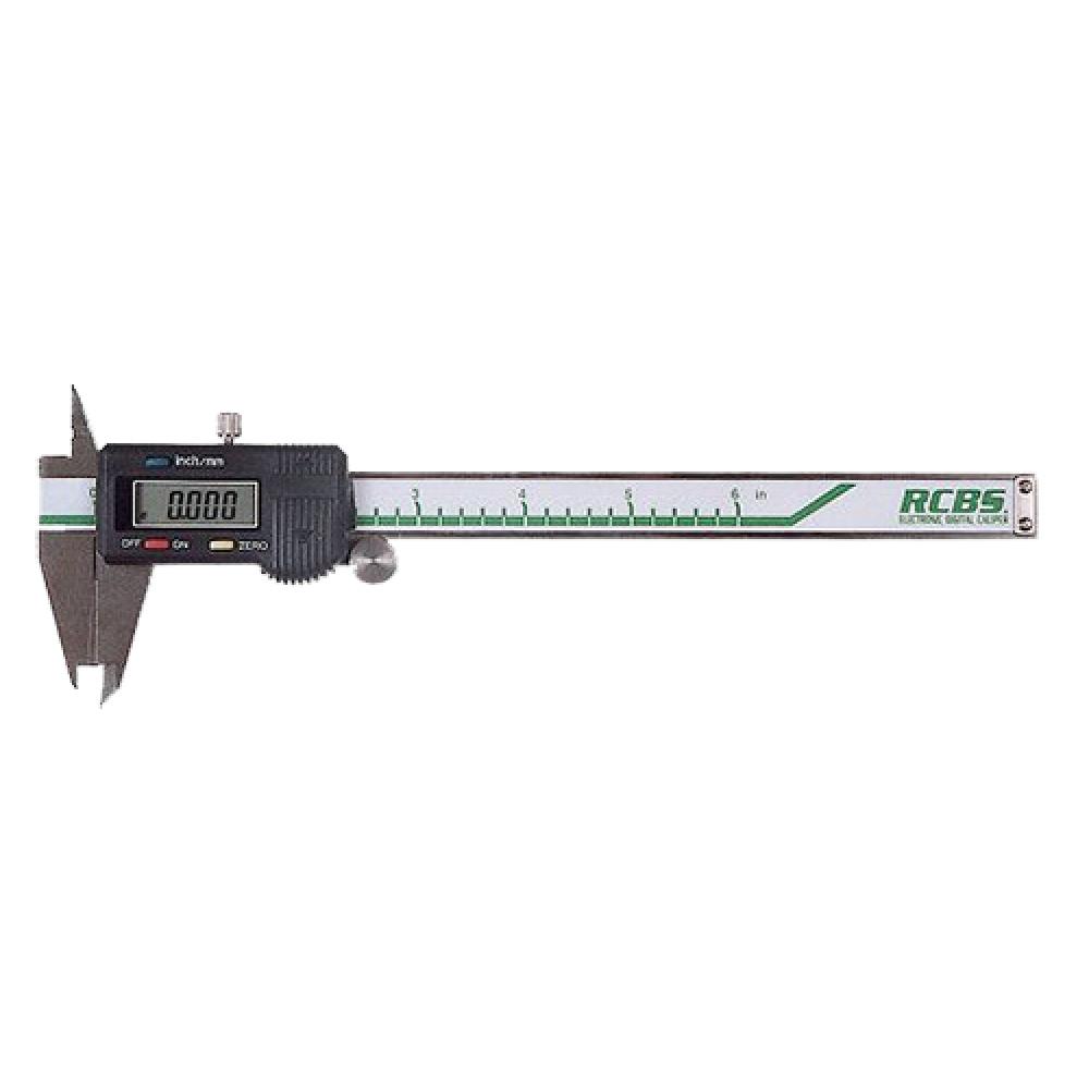 RCBS Electronic Digital Caliper 0-6" Multi-Caliber Stainless Steel RCBS Electronic Digital Caliper 0-6" Multi-Caliber Stainless Steel