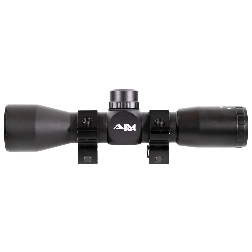 Aim Sports JTM432B Tactical Compact Black Anodized 4x 32mm 1" Tube Mil-Dot Reticle