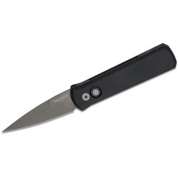 PROTECH GODSON SOLID BLACK HANDLE BLASTED BLADE