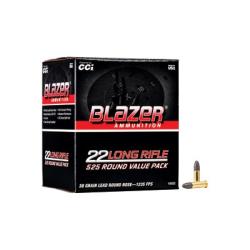 Blazer Ammunition, Blazer, 22LR, 38 Grain, Lead Round Nose, 525 Round Box