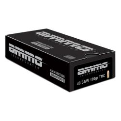 Ammo Inc, Signature, 40 S&W, 180 Grains, Total Metal Coating, 50