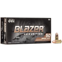 CCI BLAZER BRASS 9MM 115 FMJ 50