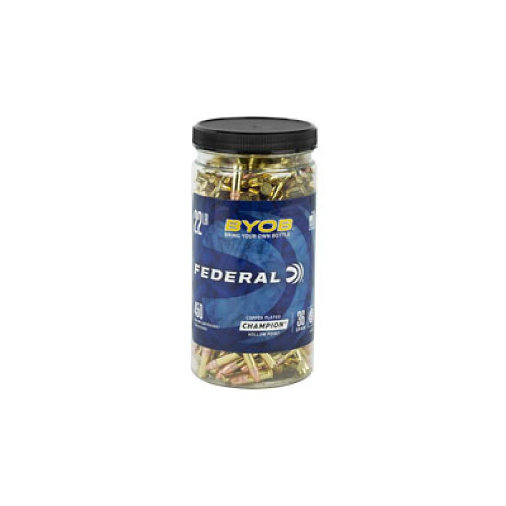 Federal, BYOB, Rimfire Bucket, 22 LR, 36 Grain, Copper Plated Hollow Point