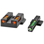 Hi Viz  H3 Tritium/Litepipe handgun sight M&P9 EZ