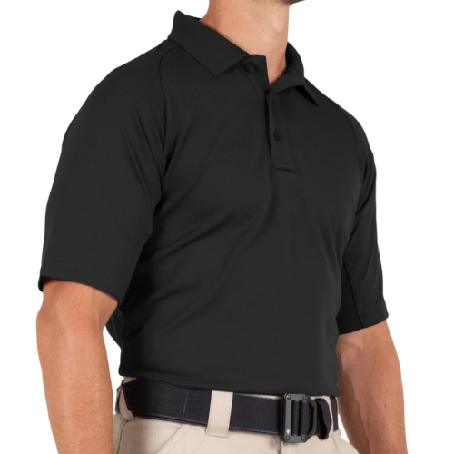 FIRST TACTICAL - PERFORMANCE,POLO S/S SHIRT - BLACK