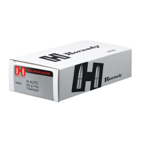 HORNADY TRAINING AMMUNITION 45 AUTO 220GR 50RD FMJ *LE AGENCY PURCHASE ONLY* *CONTACT FOR DEPARTMENT PRICING*