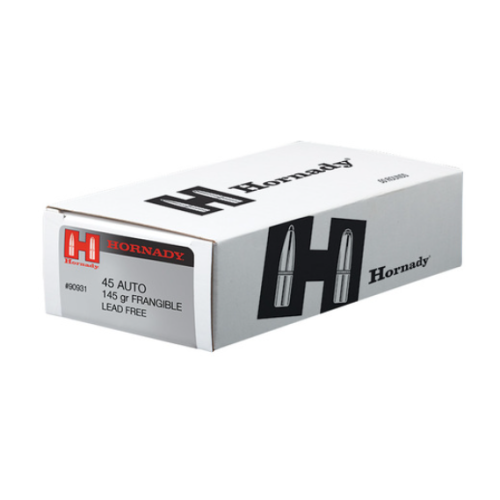 HORNADY FRANGIBLE TRAINING AMMUNITION 45 AUTO 145 GR 50RD *LE AGENCY PURCHASE ONLY* *CONTACT FOR DEPARTMENT PRICING*
