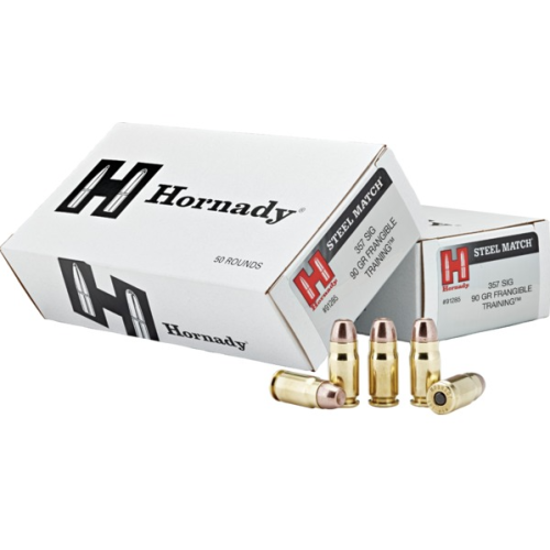 HORNADY FRANGIBLE TRAINING AMMUNITION 357 SIG 90GR 50RD *LE AGENCY PURCHASE ONLY* *CONTACT FOR DEPARTMENT PRICING*
