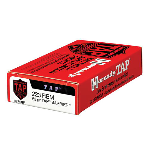 HORNADY TAP BARRIER AMMUNITION 223 REM  62GR GMX 20RD *LE AGENCY PURCHASE ONLY* *CONTACT FOR DEPARTMENT PRICING*