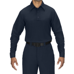 BLAUER LONG SLEEVE POLYESTER ARMORSKIN BASE SHIRT NAVY SMALL (34,35)