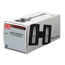 HORNADY TRAINING AMMUNITION FRANGIBLE 300 BLACKOUT 110GR 50RND *LE AGENCY PURCHASE ONLY* *CONTACT FOR DEPARTMENT PRICING*