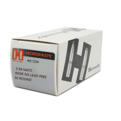 HORNADY TRAINING AMMUNITION 5.56 NATO NX LEAD FREE 60GR 50RND *LE AGENCY PURCHASE ONLY* *CONTACT FOR DEPARTMENT PRICING*