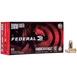 AMERICAN EAGLE 9MM LUGER 147GR TMJ TMF 1000 RNDS  *LE AGENCY PURCHASE ONLY* *CONTACT FOR DEPARTMENT PRICING*