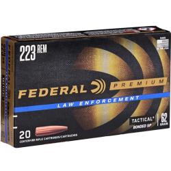 FEDERAL 223 REM 62GR BONDED SP 200RNDS  *LE AGENCY PURCHASE ONLY* *CONTACT FOR DEPARTMENT PRICING*
