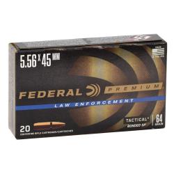 FEDERAL 5.56 X 45MM 64 GR BONDED SP 200 RNDS  *LE AGENCY PURCHASE ONLY* *CONTACT FOR DEPARTMENT PRICING*