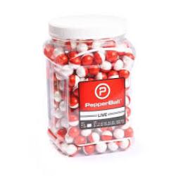 PEPPERBALL LIVE PAVA POWDER PROJECTILES - 375 CT. - PACKAGED IN A CLEAR PLASTIC JAR *LE AGENCY PURCHASE ONLY* *CONTACT FOR DEPARTMENT PRICING*