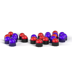 PEPPERBALL LIVE-X VXR TRACE PAVA POWDER PROJECTILES - 50 CT. - PACKAGED IN SEALED MYLAR TRAY *CONTACT FOR DEPARTMENT PRICING*