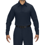 BLAUER L/S POLYESTER ARMORSKIN BASE SHIRT NAVY MEDIUM (36,37)