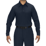 BLAUER LONG SLEEVE POLYESTER ARMORSKIN BASE SHIRT NAVY SMALL..