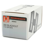 HORNADY TRAINING AMMUNITION 300 BLACKOUT 110GR GR NTX 50RND *LE AGENCY PURCHASE ONLY* *CONTACT FOR DEPARTMENT PRICING*
