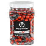 PEPPERBALL LIVE X PAVA POWDER PROJECTILES - 375 CT. - PACKAGED IN A CLEAR PLASTIC JAR *LE AGENCY PURCHASE ONLY* *CONTACT FOR DEPARTMENT PRICING*