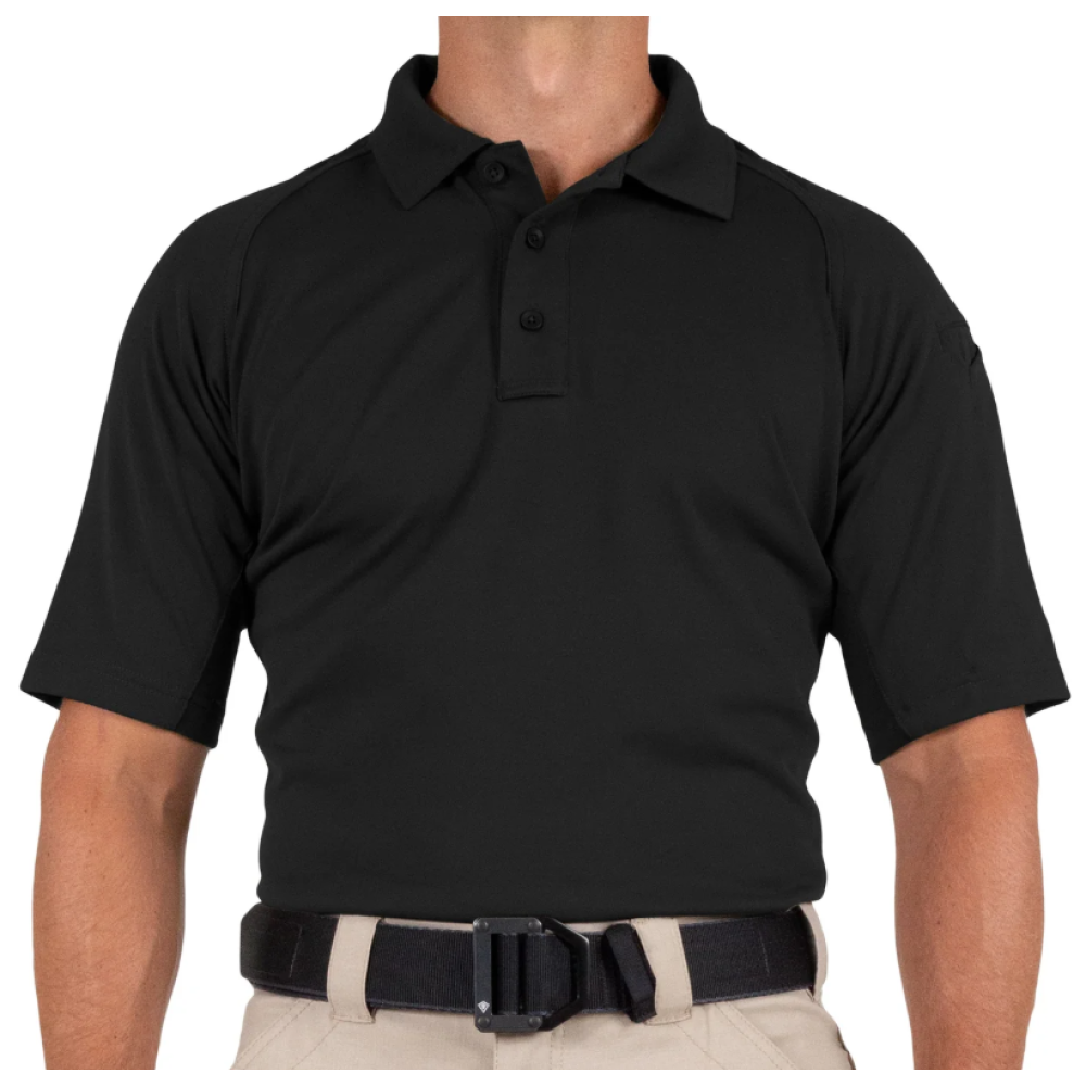 FIRST TACTICAL - PERFORMANCE,POLO S/S SHIRT - BLACK