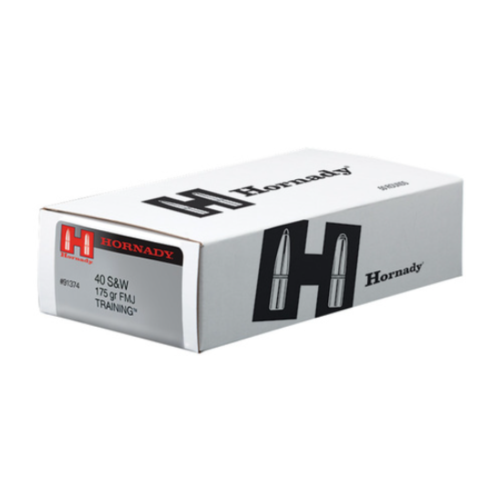 HORNADY TRAINING AMMUNITION 40S&W 175GR 50RD FMJ *LE AGENCY PURCHASE ONLY* *CONTACT FOR DEPARTMENT PRICING*