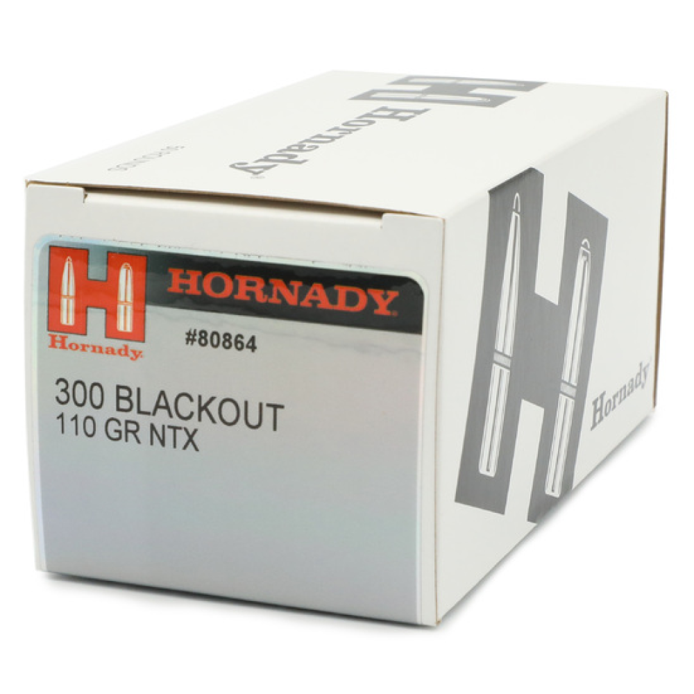 HORNADY TRAINING AMMUNITION 300 BLACKOUT 110GR GR NTX 50RND *LE AGENCY PURCHASE ONLY* *CONTACT FOR DEPARTMENT PRICING*