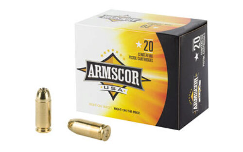 Armscor AC403N USA Competition 40 S&W 180 gr Jacketed Hollow Point (JHP) 20 Per Box/ 25 Cs