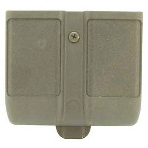 Blackhawk 410510PBK Double Mag Case Belt Clip Compatible w/ Single Stack 9mm/10mm/40/45/357