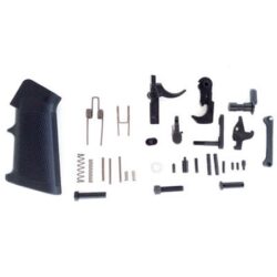 LBE Unlimited AR15LPKT Complete Lower Parts Kit  w/Pistol Grip & Trigger Guard AR-15 Black