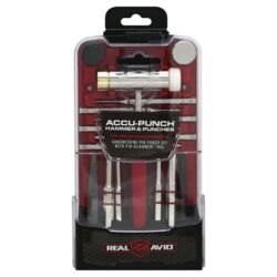 Real Avid AVHPS Accu-Punch Hammer & Punches Red Steel Rubber Handle