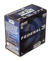 Federal TGS1288 Top Gun  12 Gauge 2.75 1 oz 1250 fps 8 Shot 25 Bx/10 Cs