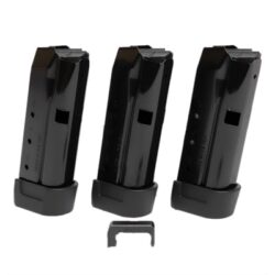 Shield Arms Z9COMBO3M1C Z9 Magazine Combo 9rd 9mm Luger Compatible w/Glock 43, Black