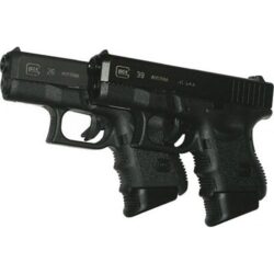 Pearce Grip PG39 Magazine Extension  Extended Compatible w/Glock 26/27/3339, Black Polymer
