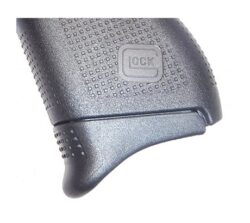 Pearce Grip PG43+1 Magazine Extension  made of Polymer with Black Finish & 3/4 Gripping Surface for Glock 43 (Adds 1rd)