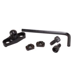 GrovTec US Inc GTSW112 Flanged Stud Mount M-LOK Black Anodized 6061 Aluminum