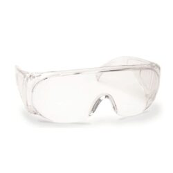 Walker's GWPFCSGLCLR Sport Glasses Full Coverage Adult Clear Lens Polycarbonate Clear Frame