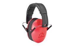 Walker's GWPFKDMCOR Youth Passive Muff Polymer 23 dB Over the Head Coral/Black Youth