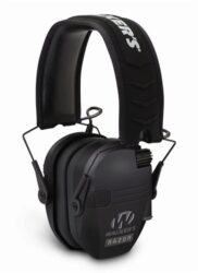 Walker's GWPRSEM Razor Slim Electronic Muff Polymer 23 dB Over the Head Black Adult