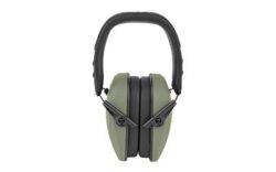 Walker's GWPRSMPASSGN Razor Slim Passive Muff Polymer 27 dB Over the Head Sage Green/Black Adult