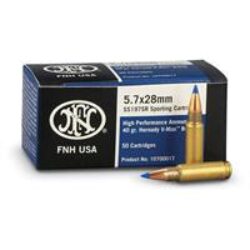 FN 10700017 High Performance  5.7x28mm 40 gr Hornady V-Max (VMX) 50 Per Box/ 40 Cs