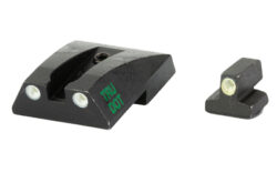 Meprolight USA 117653101 Tru-Dot  Black | Green Tritium Front Sight Green Tritium Rear Sight Set
