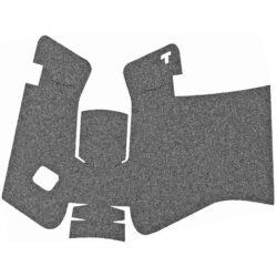 Talon Grips 379G Adhesive Grip  Compatible w/Glock 17/19x/22/24/31/34/35/37/45/47 Gen5 w/No Backstrap, Black Textured Granulate