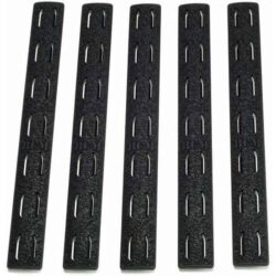 BCM KMRRPBLK5 Rail Panel Kit  AR Platform KeyMod 5.55 Black Polymer 5 Pack