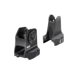 Daniel Defense 1908809116 AR-15 Iron Sight Set  Black Hardcoat Anodized Fixed Front & Rear Sight