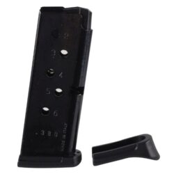 Ruger, LCP,  6rd 380 ACP Magazine, Fits Ruger LCP, 2 pack, Blued Steel