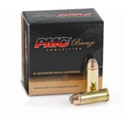 PMC 44B Bronze Target 44 Rem Mag 180 gr Jacketed Hollow Point (JHP) 25 Per Box/ 20 Cs